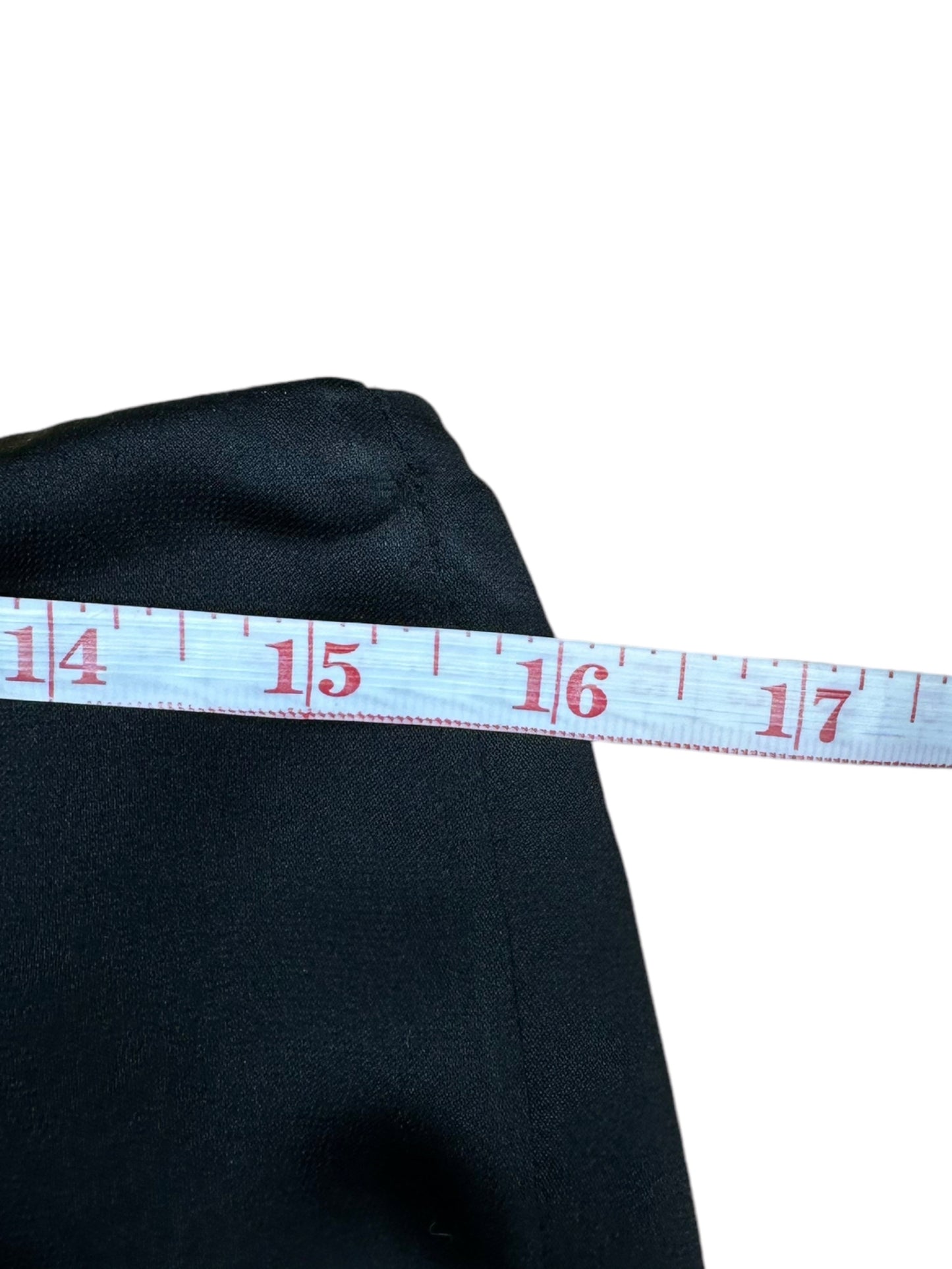 Ralph Lauren Black Label 100% Silk Black Skirt Size 6