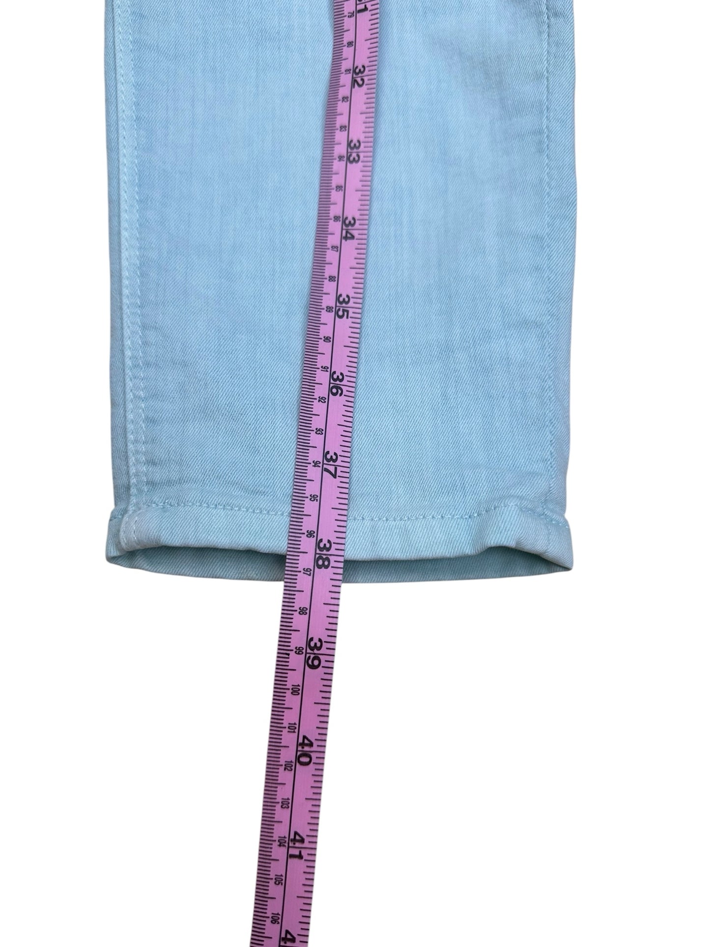 HUDSON Mint Green NICO Super Skinny Jeans Size 28