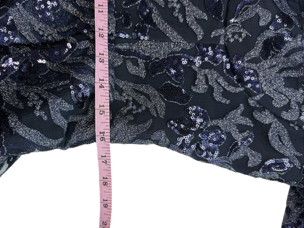 Dress the Population NWT Navy Brie Sequin Mini Dress Size XXL