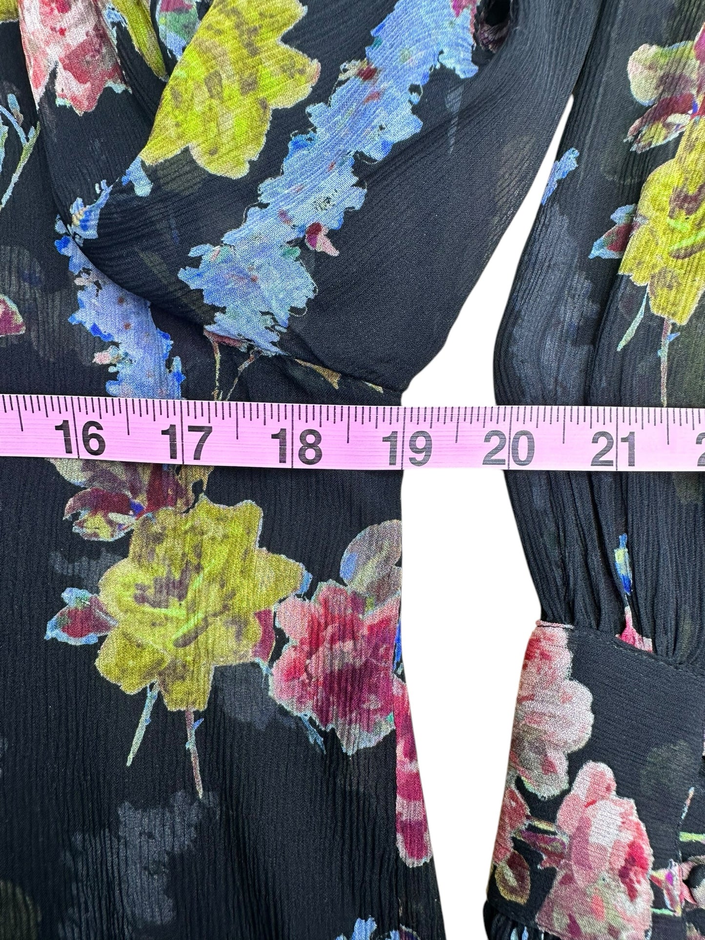 PAIGE Sheer Floral Button-Down Size XS