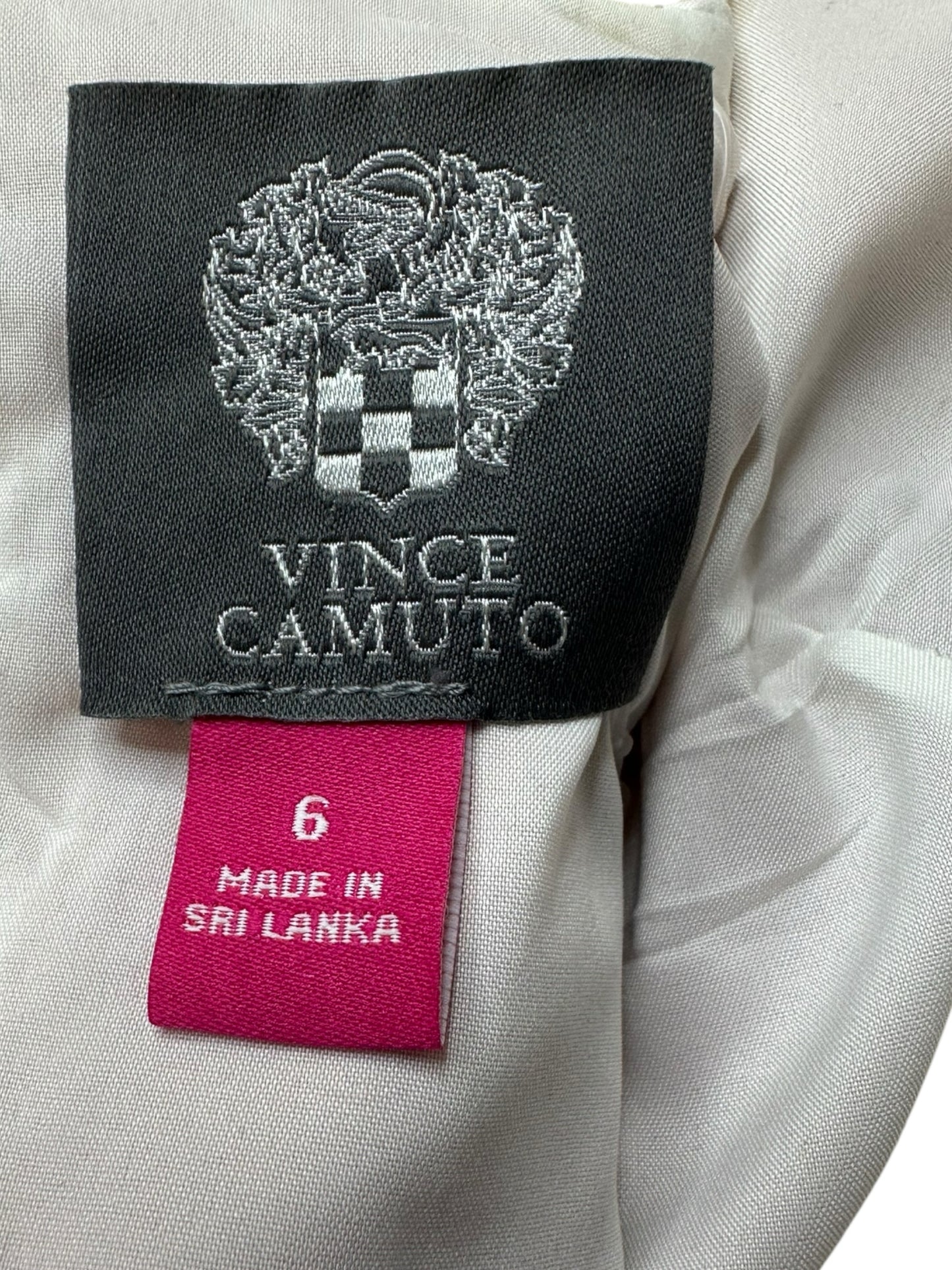 VINCE CAMUTO White Lace Mini Dress Size 6