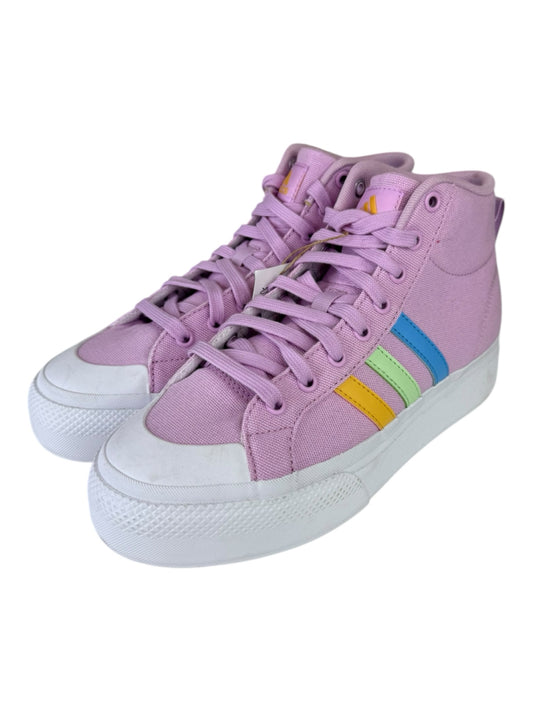 ADIDAS NWT Lilac Bravada 2.0 Mid Platform Skateboarding Sneaker Size 7.5