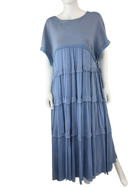 Free People Blue Stacy Maxi Dress Size XS