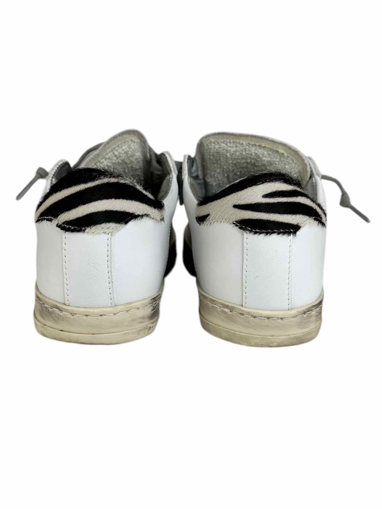 P448 John Zebra Sneakers Size 36