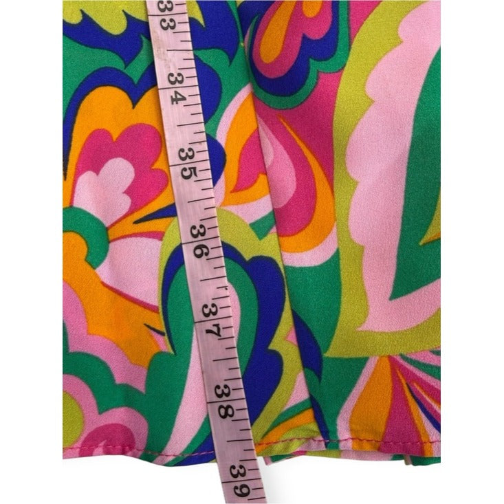 Jessica Howard NWT Vibrant Retro Floral Print Dress Size 14