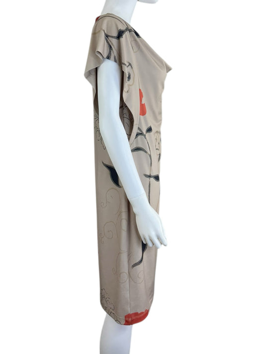 Komarov NWT Tan Floral Mini Dress Size L