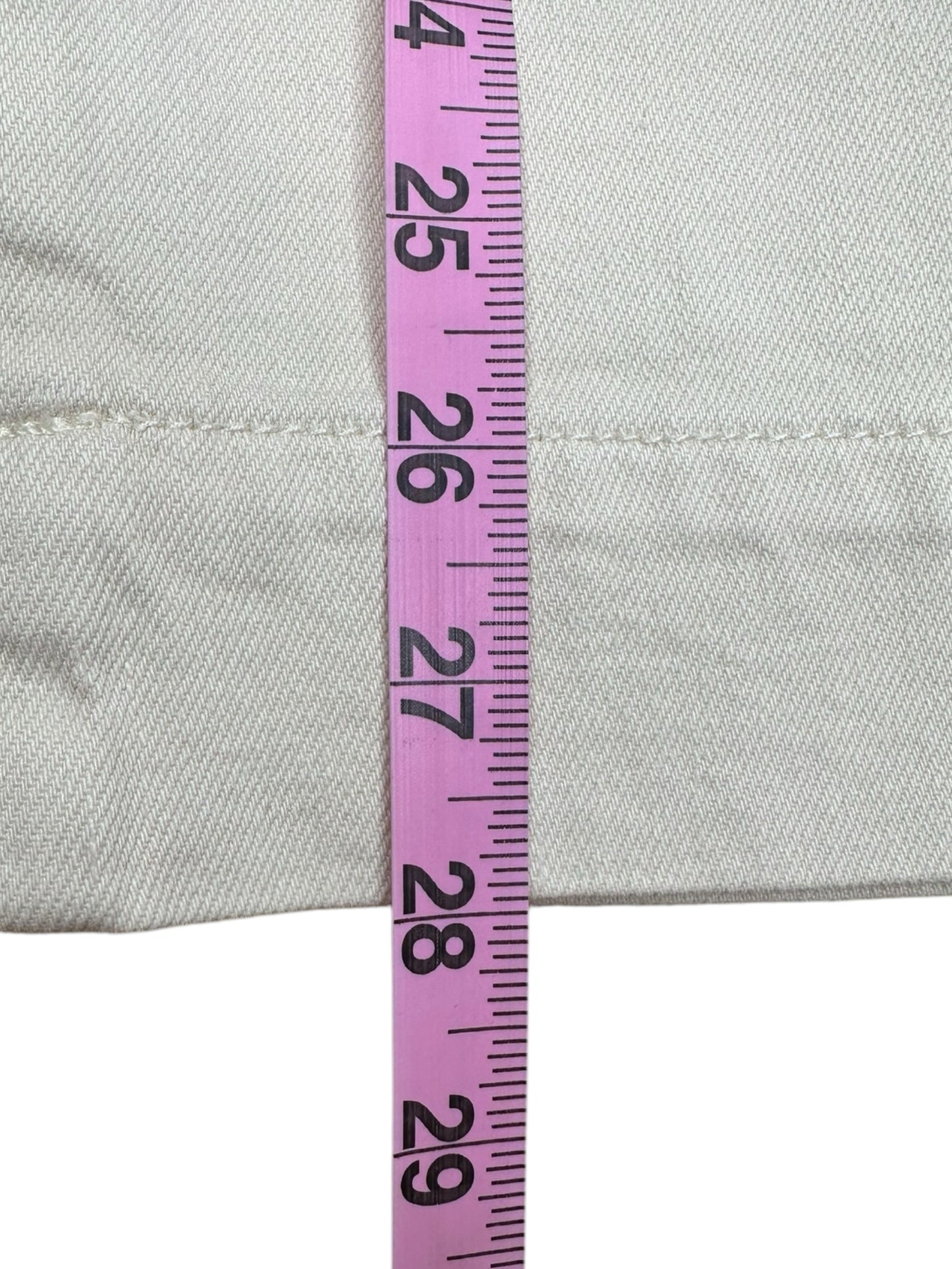 pilcro Cream Wide Jeans Size 26