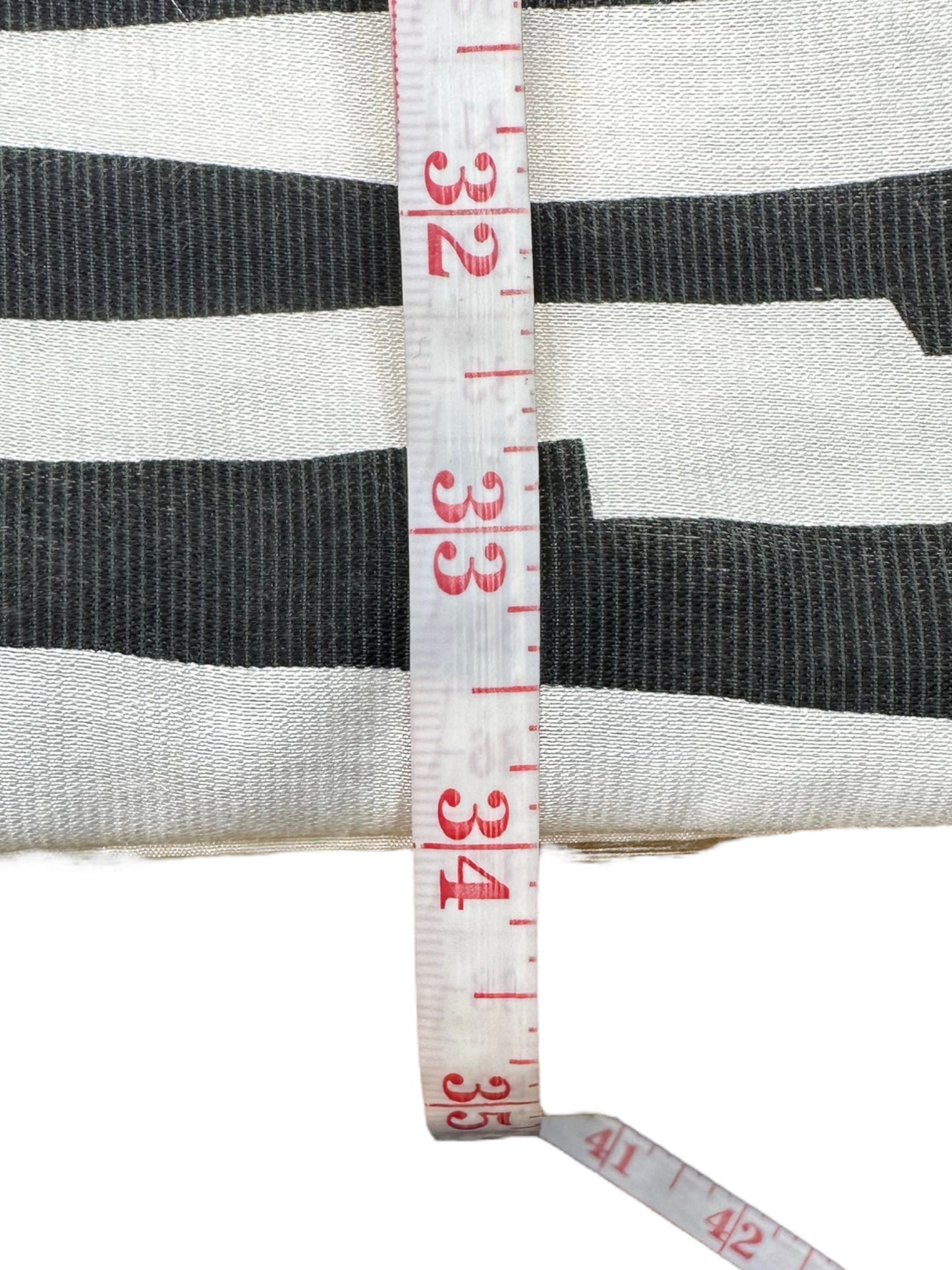 GRACE CHUANG Black Striped Pullover Size M