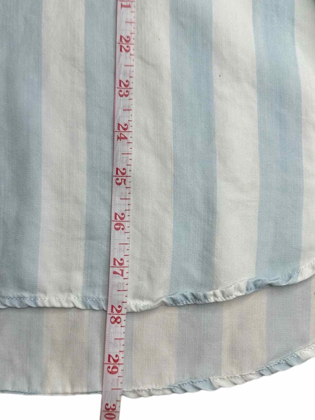 Rails Blue Striped Chambray Top Size S