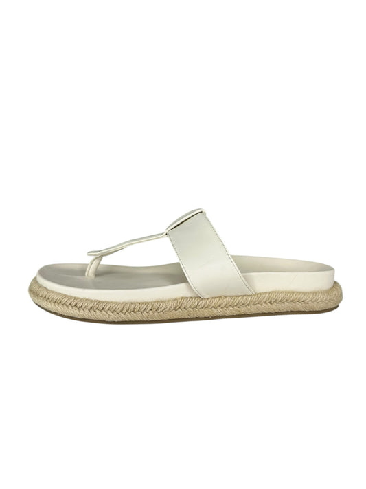 joie Bone Leather Nacho Espadrille Sandel Size 7