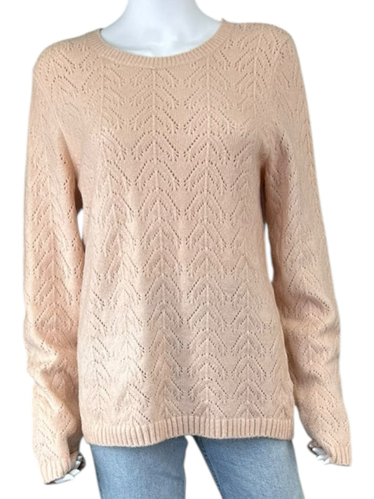 Talbots Blush Pink Crewneck Sweater Size L