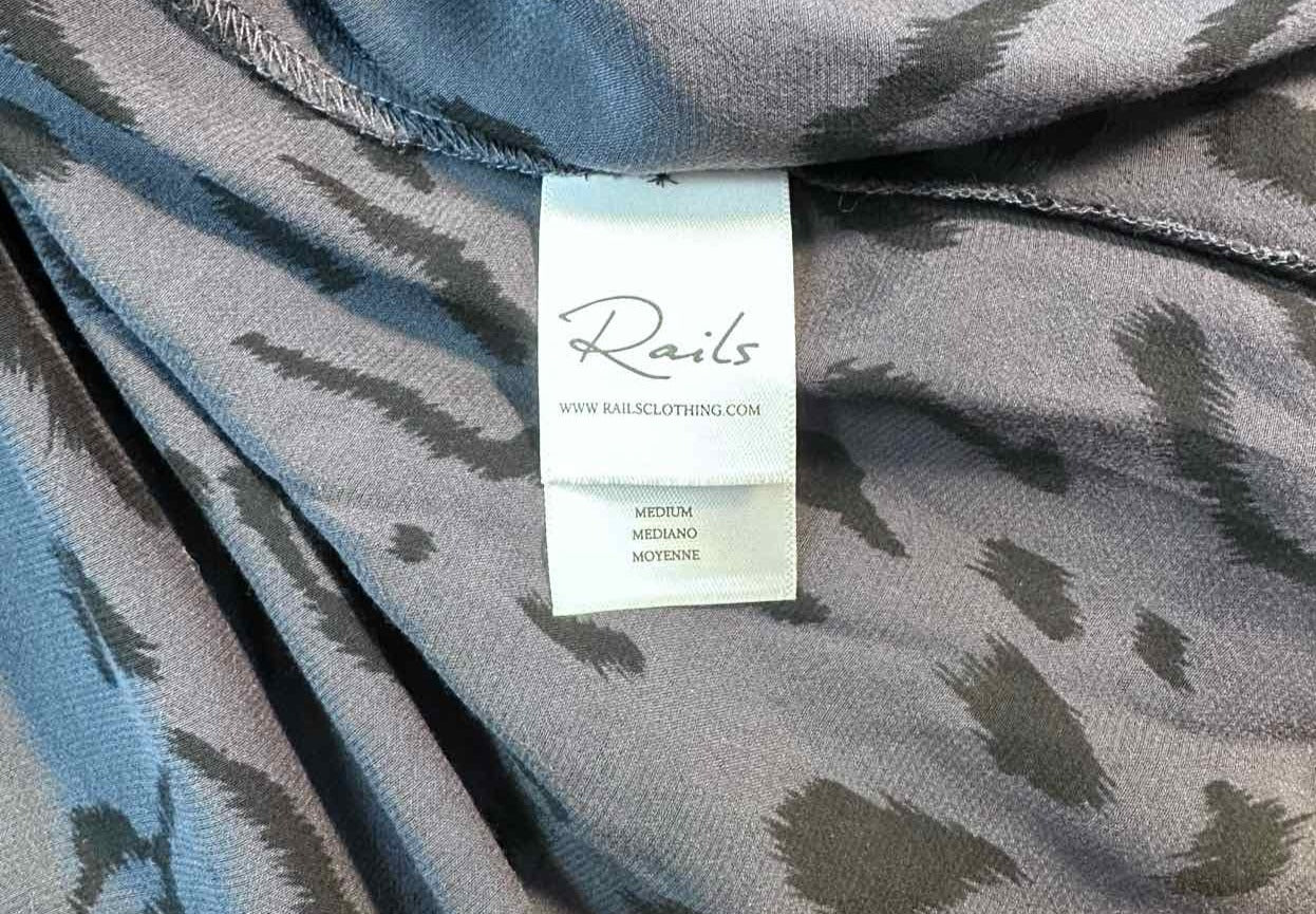 Rails NWT Black Leopard Print Size M