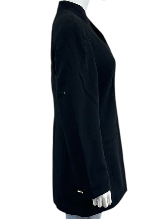 ESCADA Black Pure Wool Dress Jacket Size M