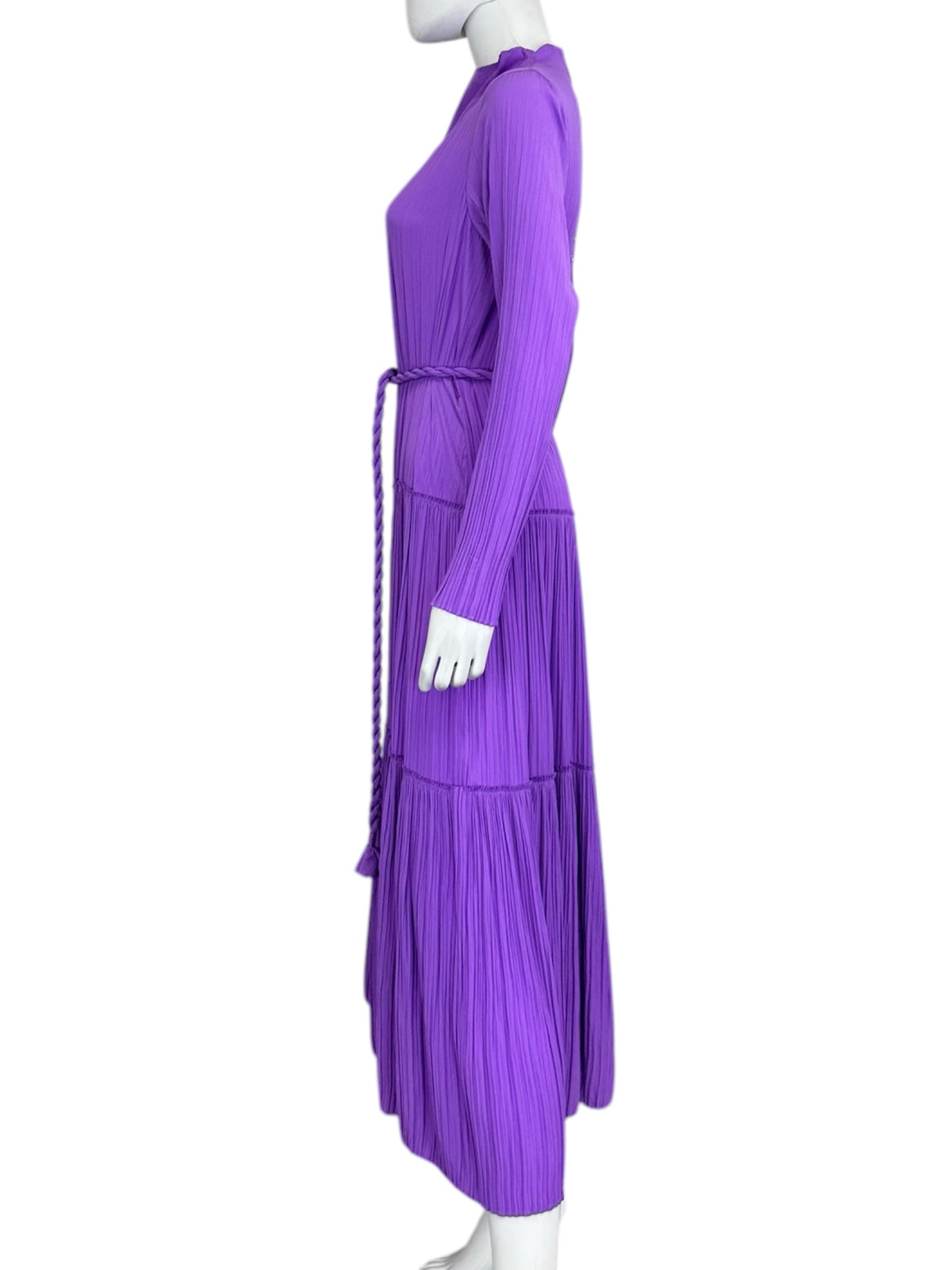 A.L.C Purple Long Belted dress Size 4