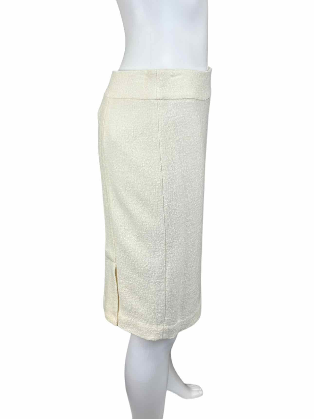Banana Republic NWT Cream Wool Pencil Skirt Size 2P