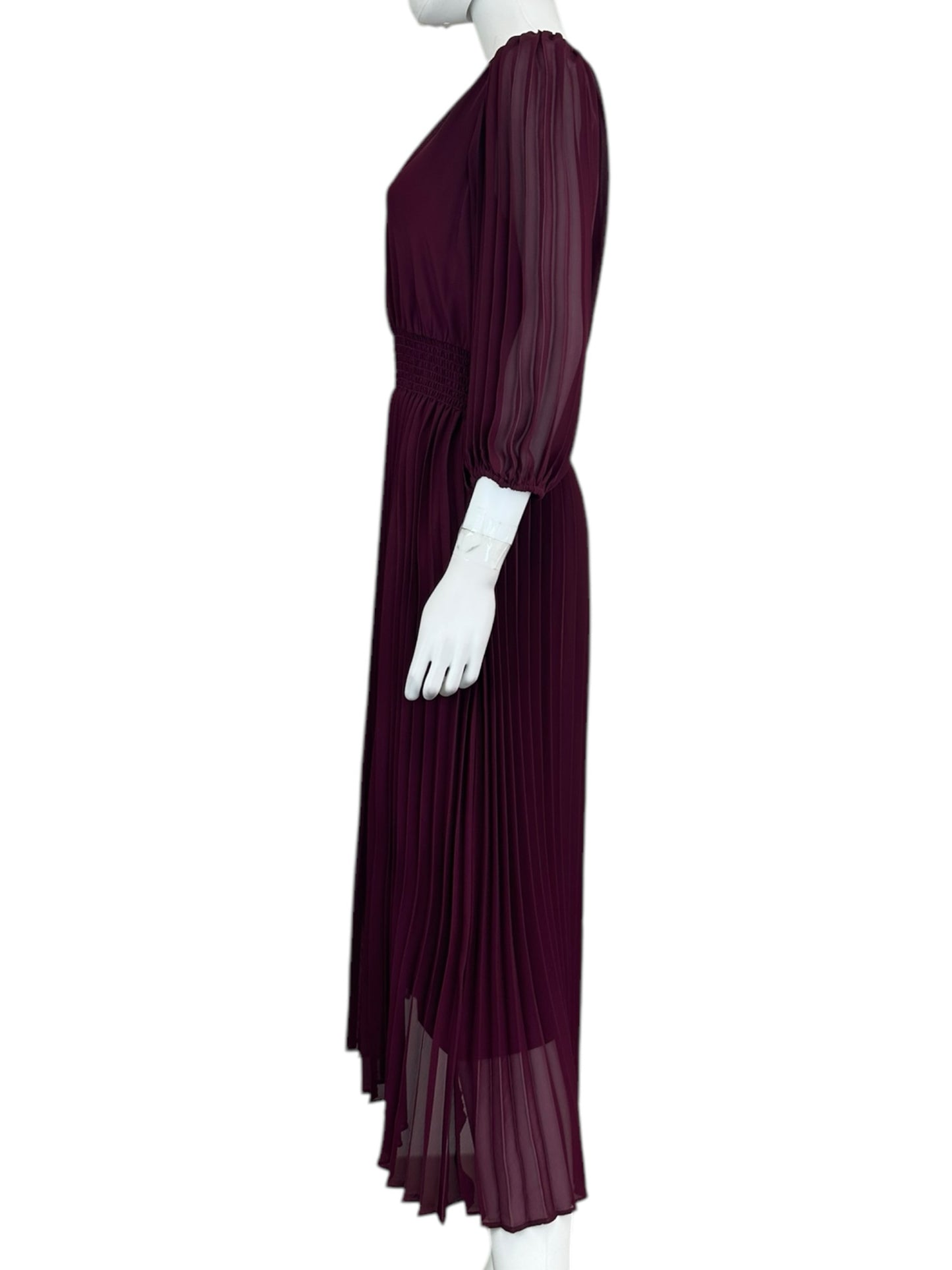 Taylor Maroon Maxi Dress Size 8