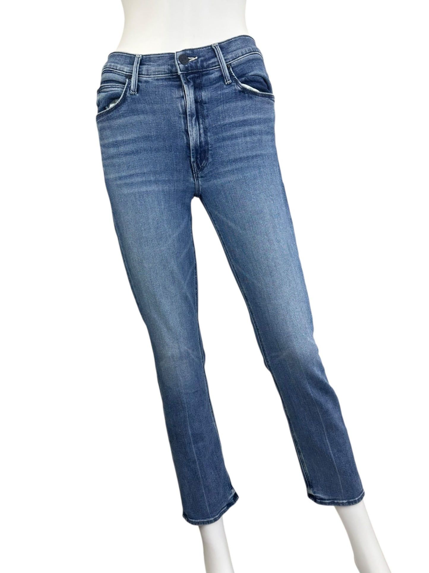 MOTHER Medium Wash Skinny Jeans Size 27