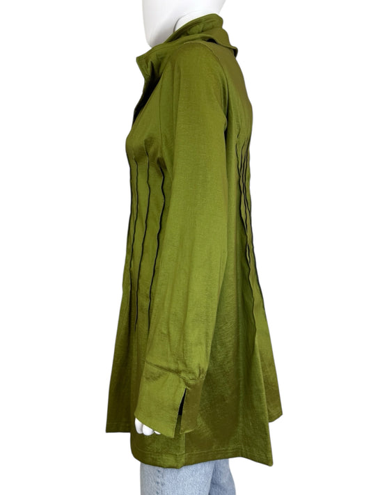 Damee, Inc Green Shimmer Jacket Size S