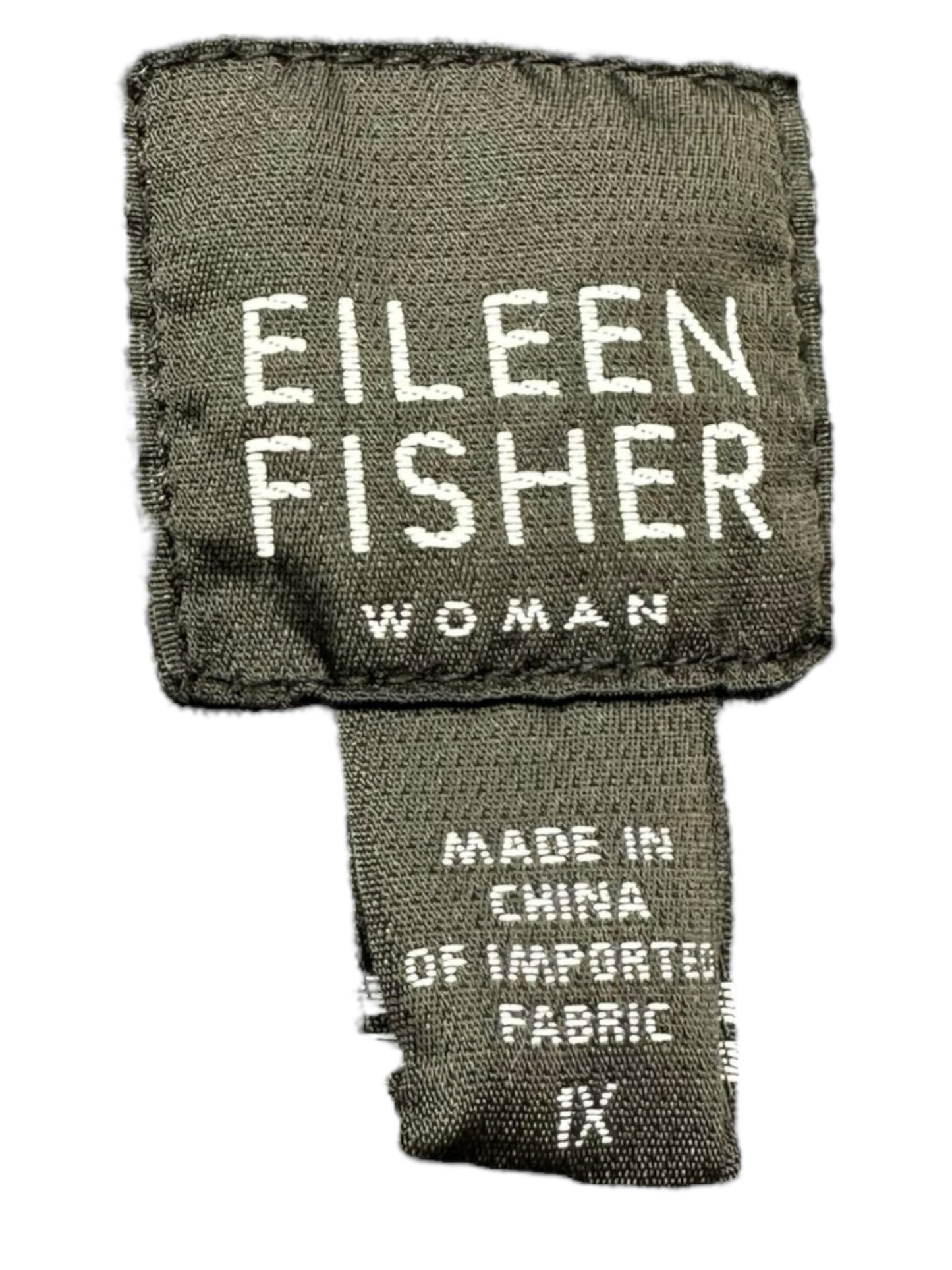 EILEEN FISHER Gray Cotton Utility Jacket Size XL