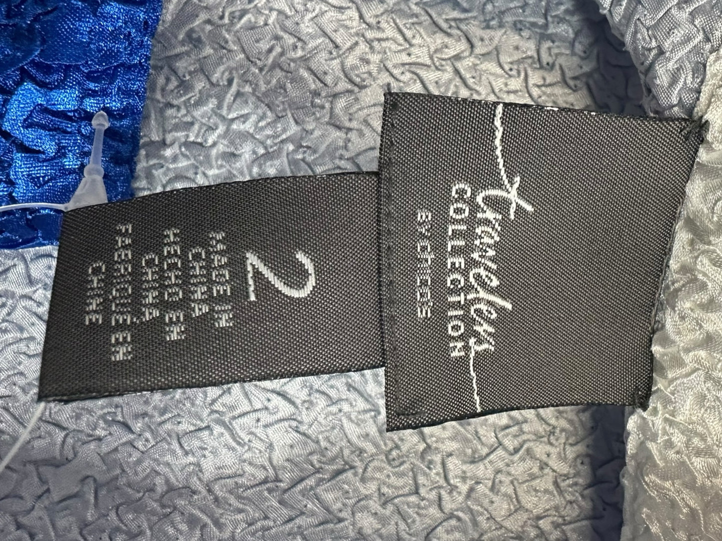 chicos Blue Crinkle Casual Jacket Size L