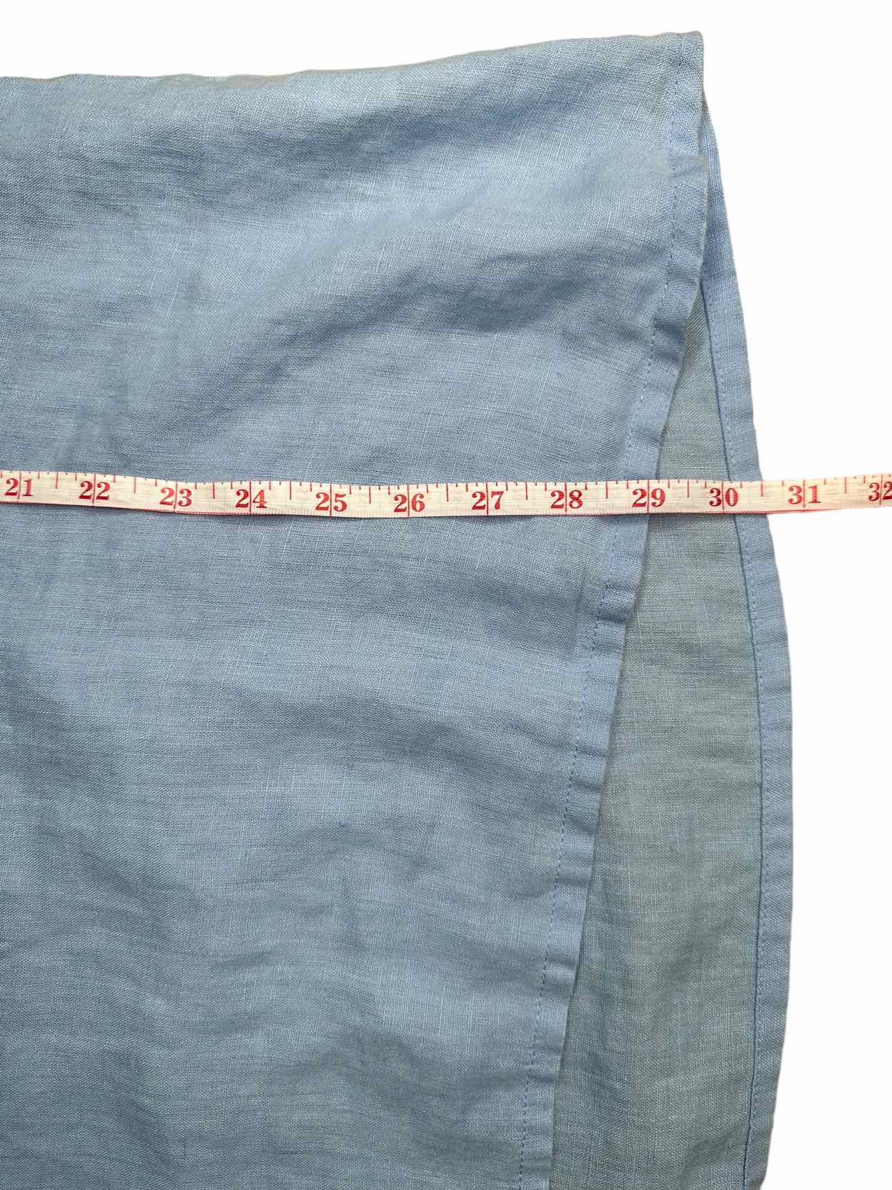 FLAX 100% Linen Powder Blue Tunic Size S