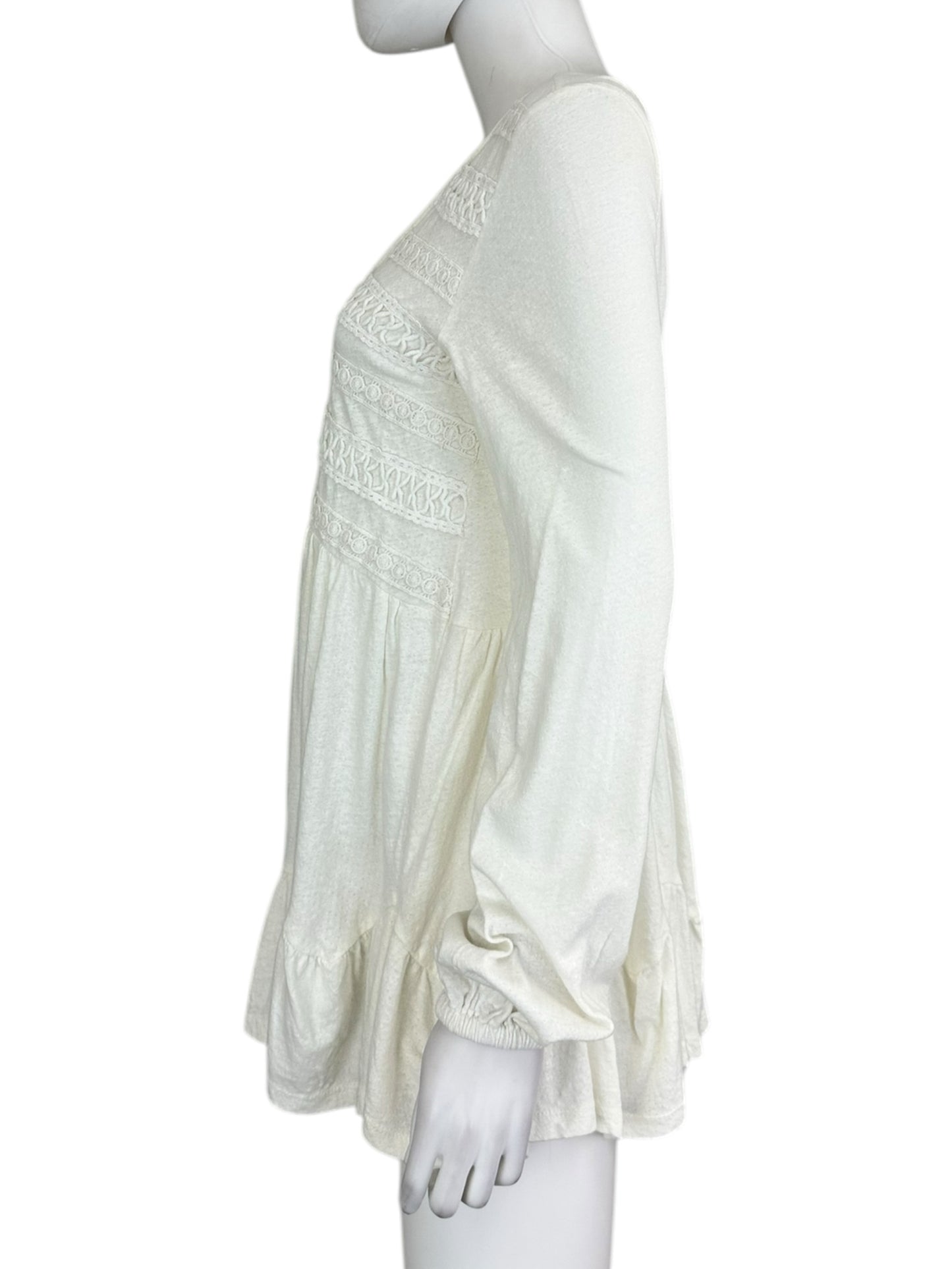 anthropologie White Button Down Mini Dress NWT Size XS