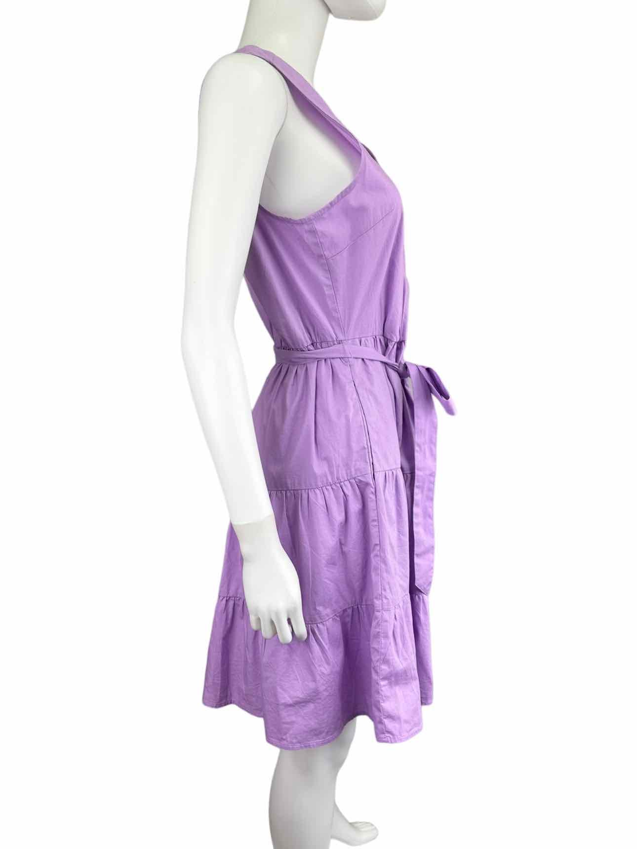 J. Crew NWT Purple Wrap Mini Dress Size 8