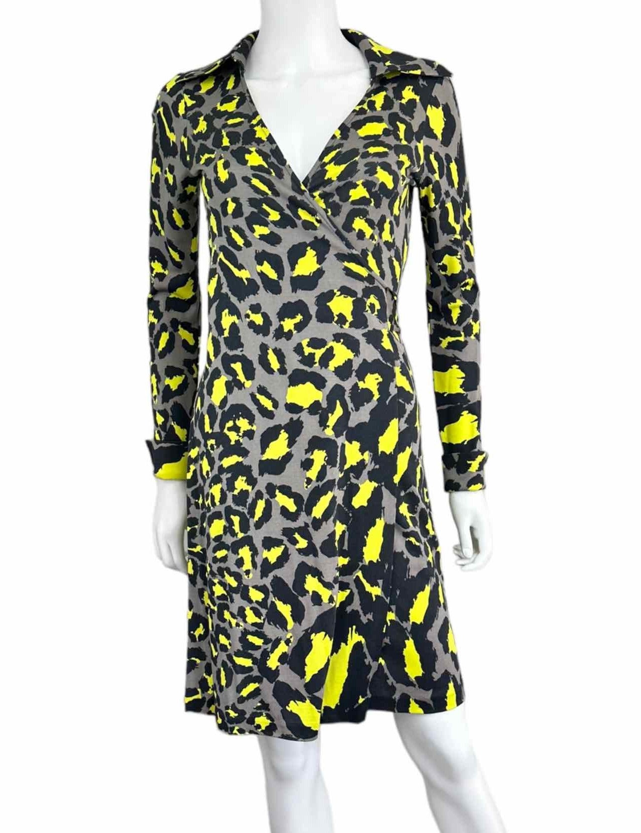 silk leopard print wrap dress Make Your Mark Champagne White Satin Leopard Wrap Dress, Small - The Mint Julep Boutique