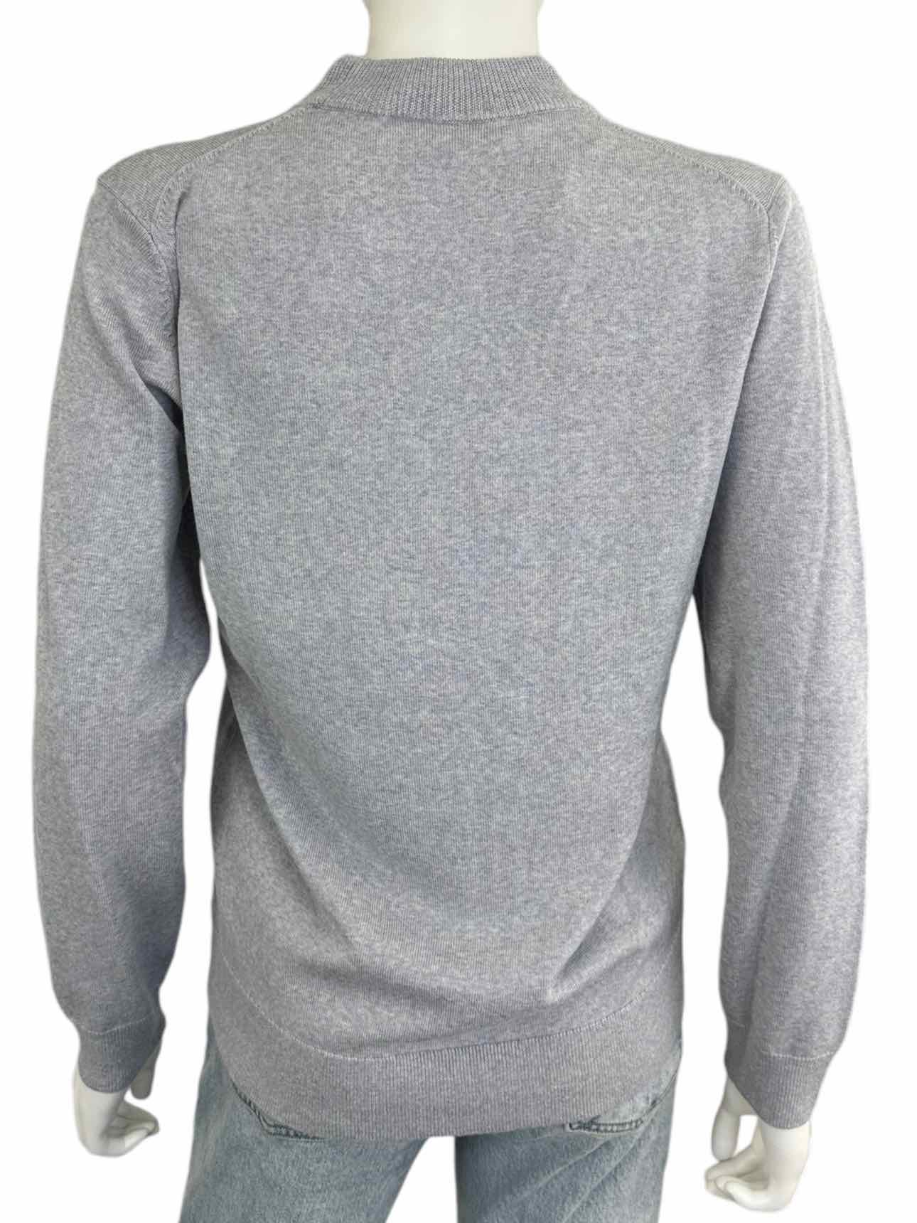 TRINA TURK Gray Merino Wool Sweater Size S