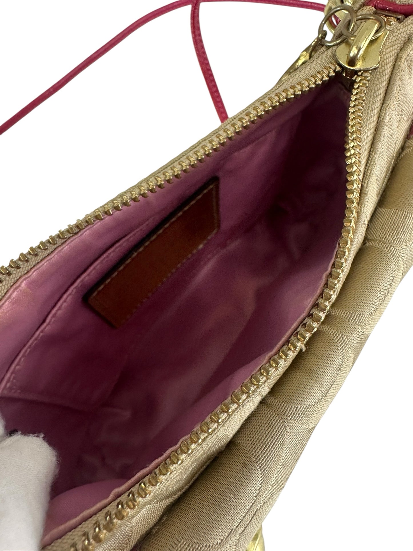 coach Tan Monogram Crossbody