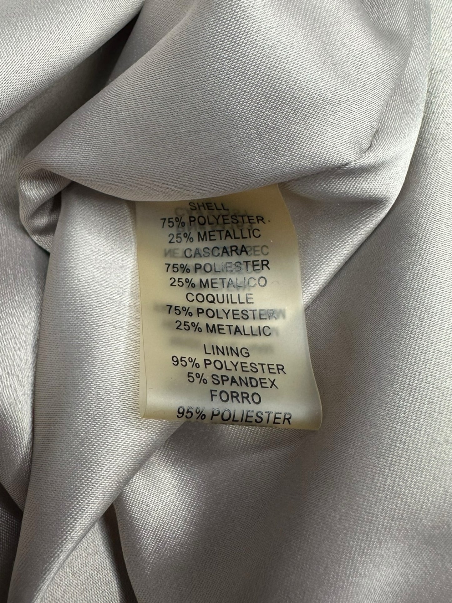 VINCE CAMUTO Tan Shimmer Crochet Cocktail Dress Size 12