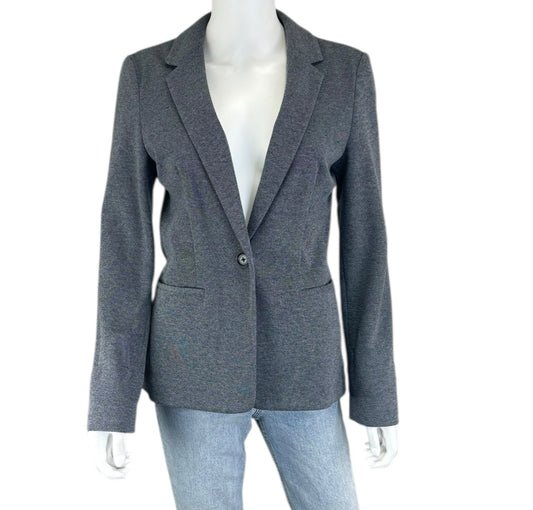 EXPRESS Grey Cotton Blazer Size S