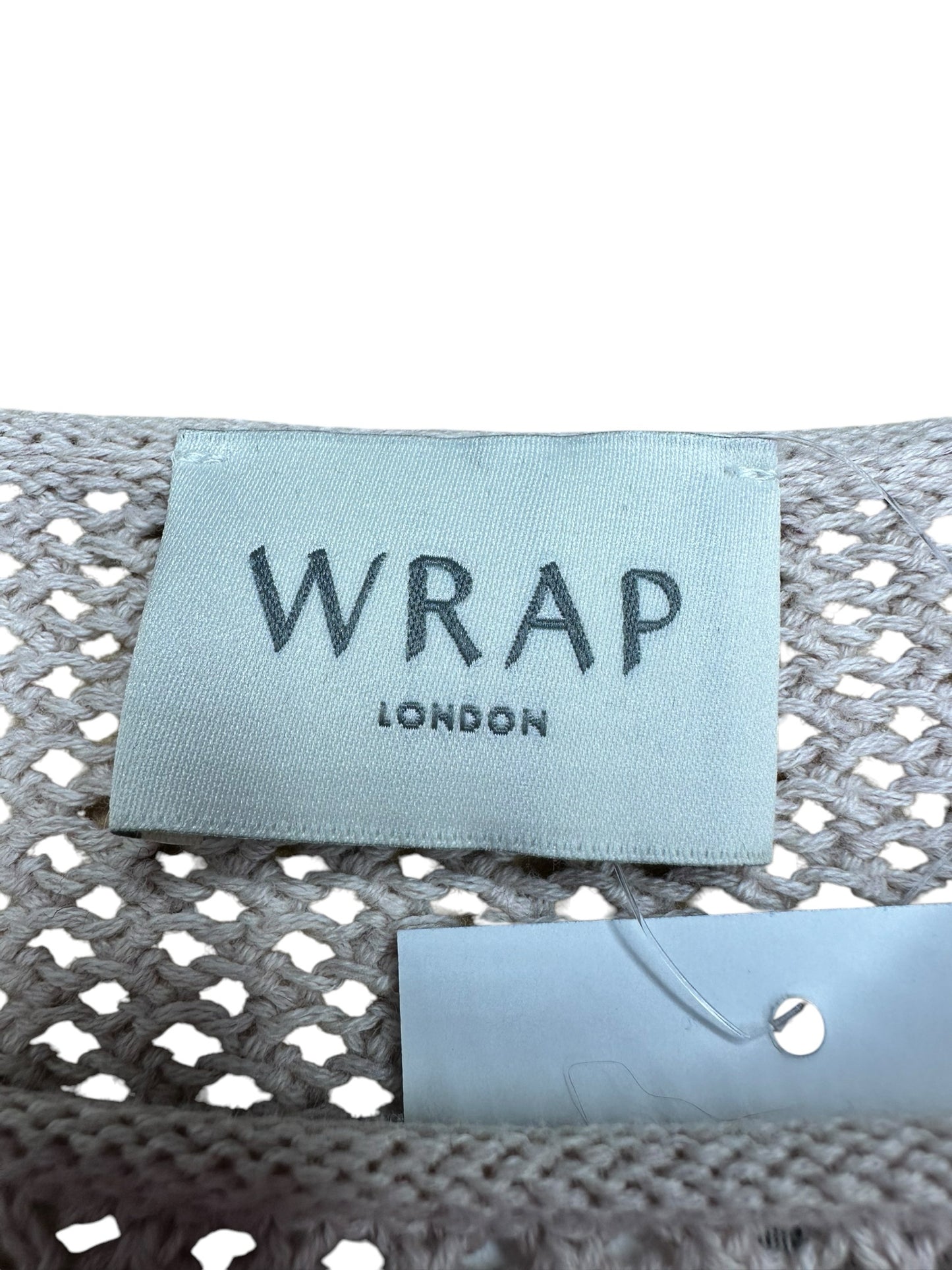 WRAP LONDON Cream Knit Coverup Size XL