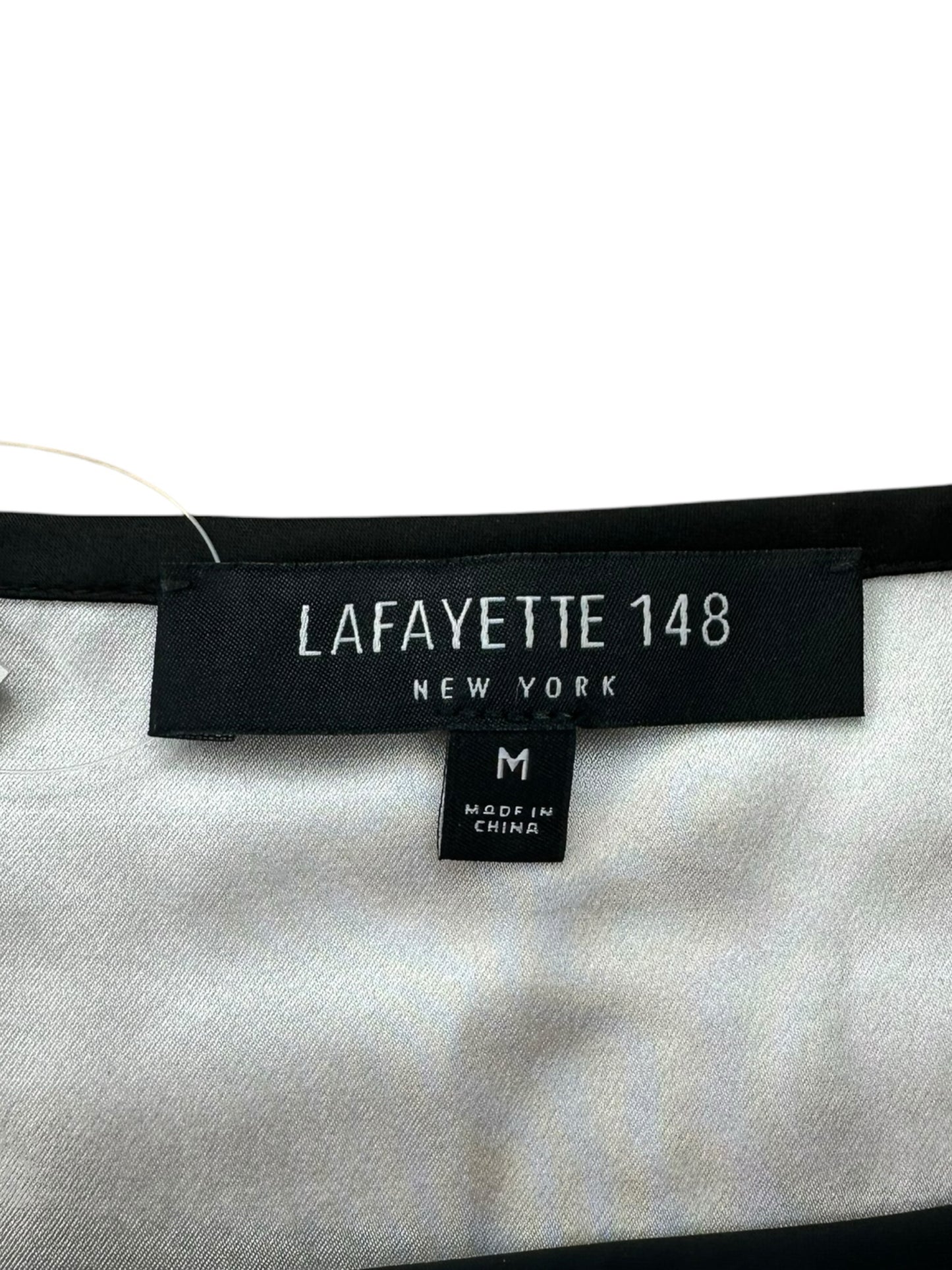 LAFAYETTE 148 NEW YORK Ivory 100% Silk Blouse Size M