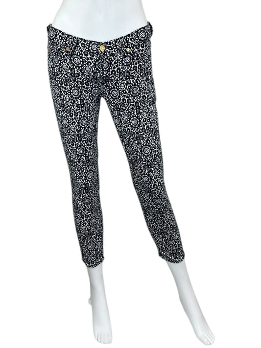 7 for all mankind Black Print Jegging Size 27