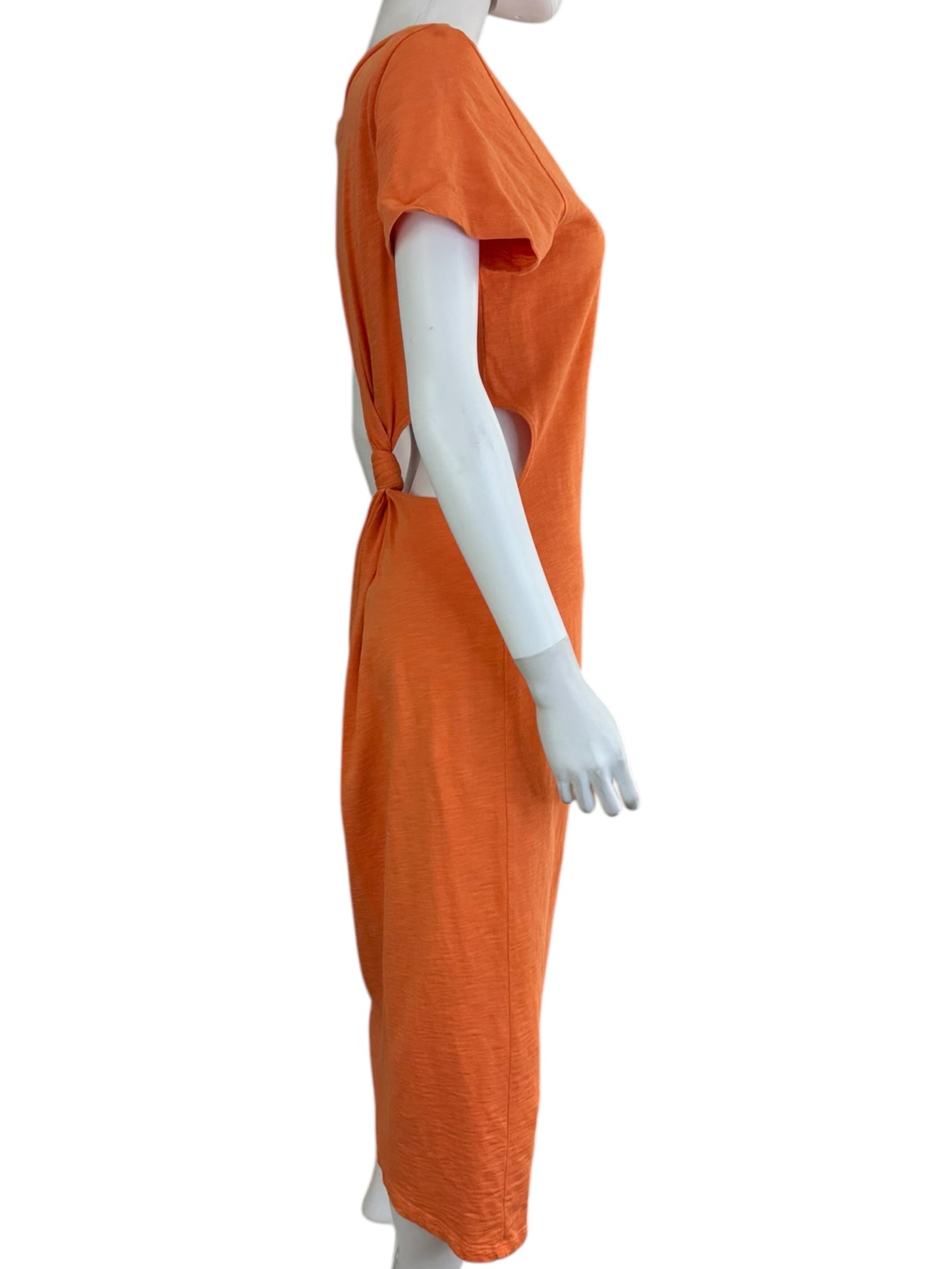 LNA Orange Knit Casual Dress Size M