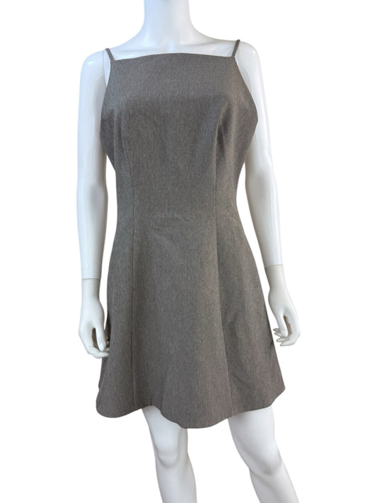 Mare Mare Gray Square-Neck Shift Dress Size M