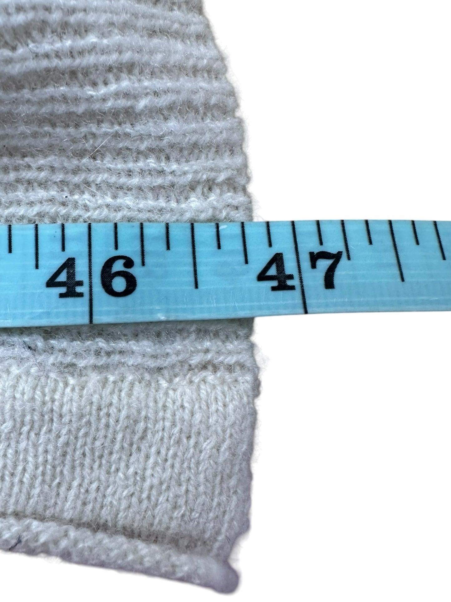 WHITE + WARREN Ivory 100% Cashmere Sweater Cardigan Size L