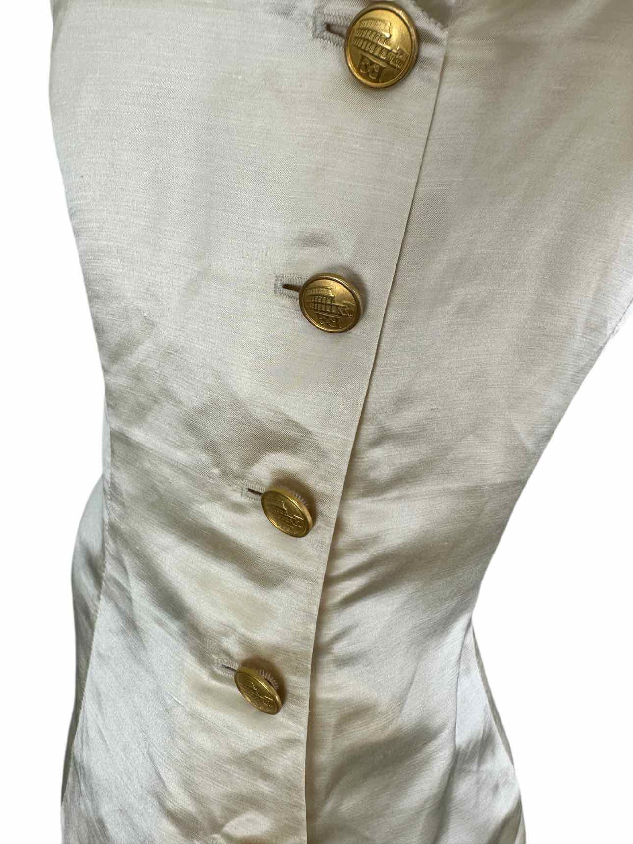ESCADA Gold Silk Shell Size 38