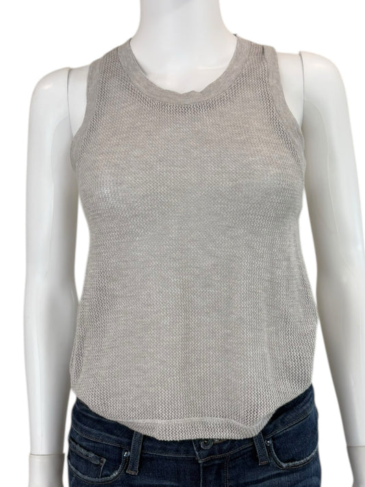 Jumper1234 Gray Knit Tank Top Size S