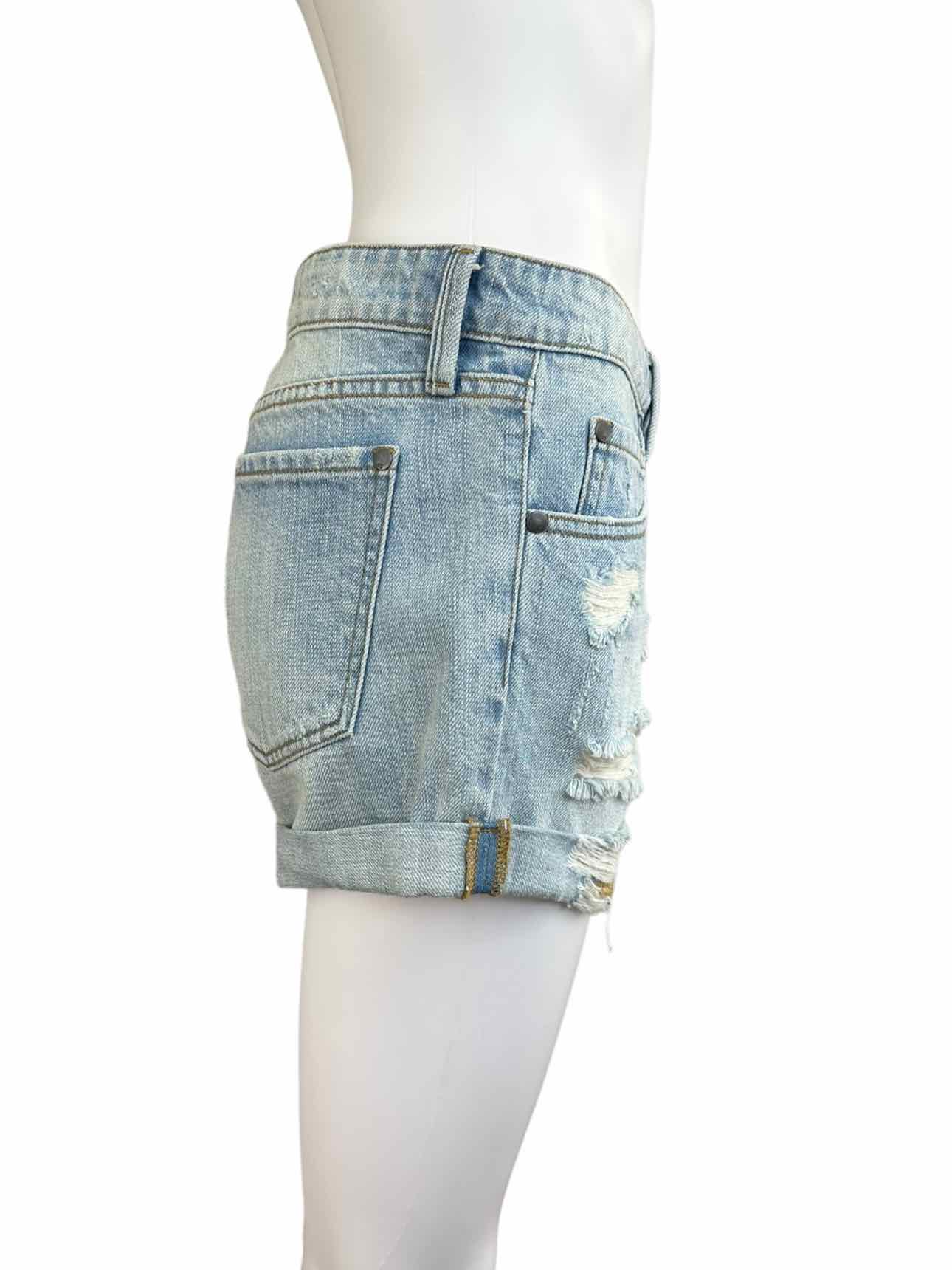 PISTOLA Distressed Denim Shorts Size S