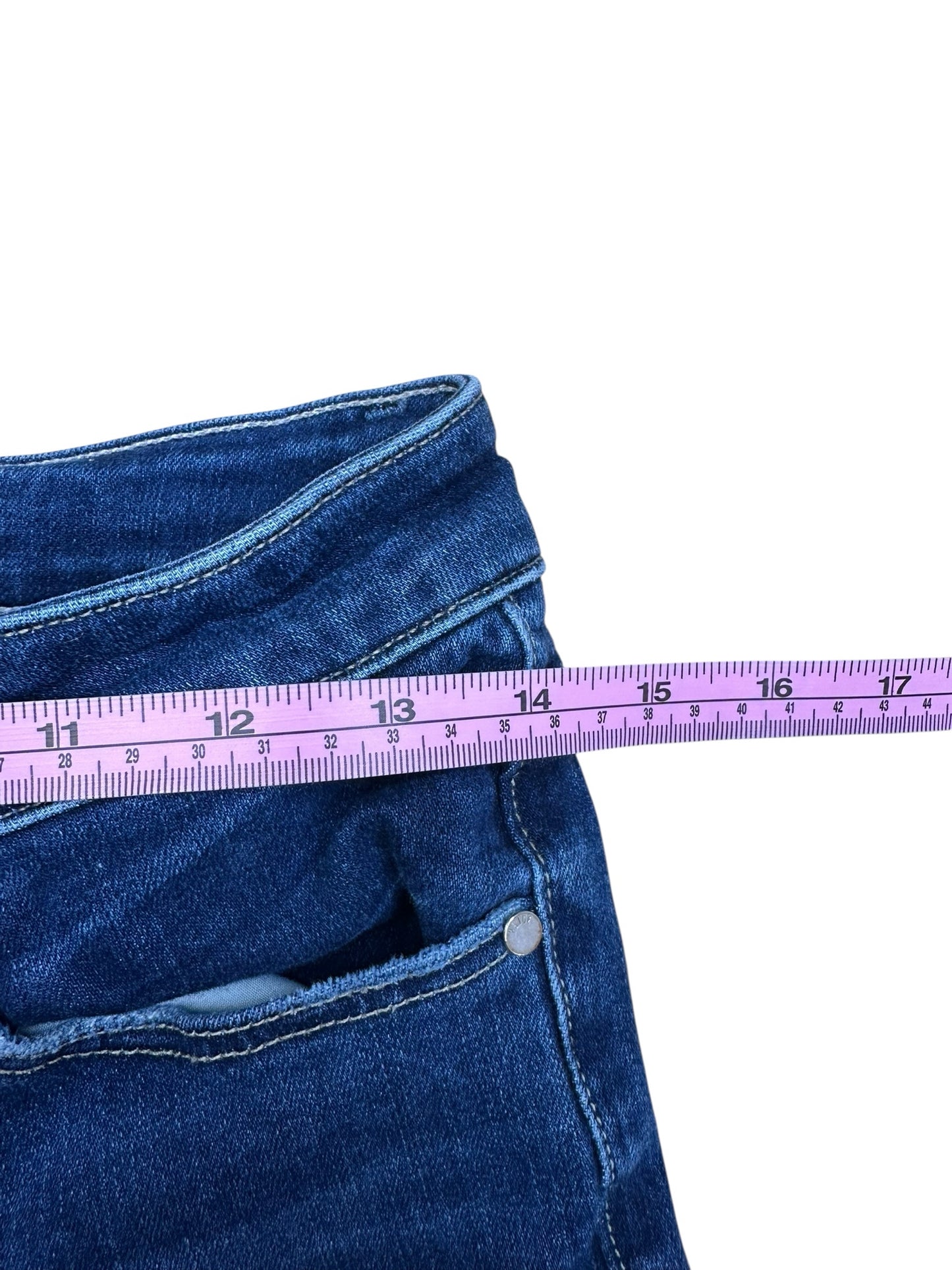 PAIGE Blue Skyline Skinny Crop Jeans Size 28