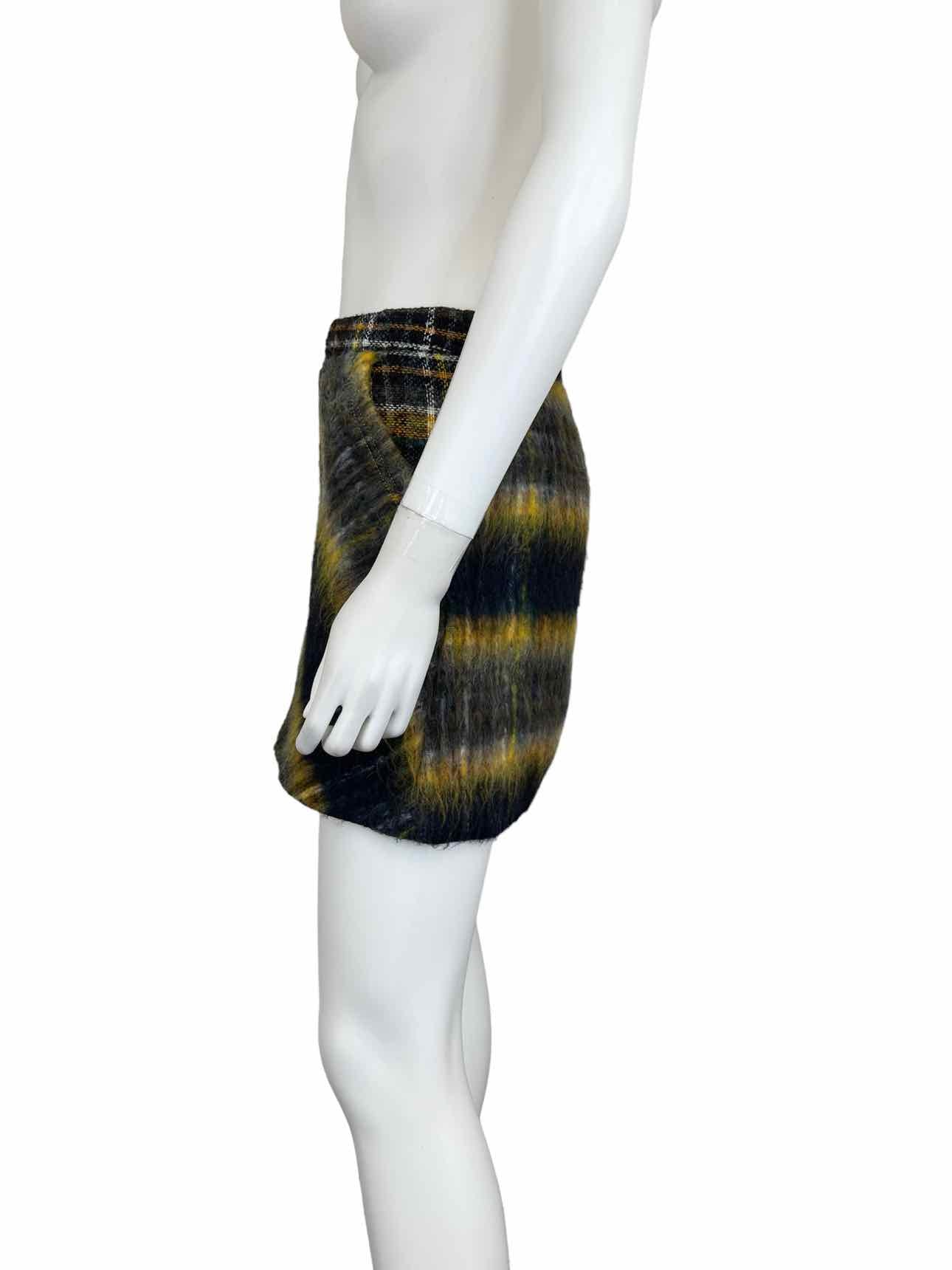 Urban Outfitters NWT Plaid Wool Blend Mini Skirt Size M