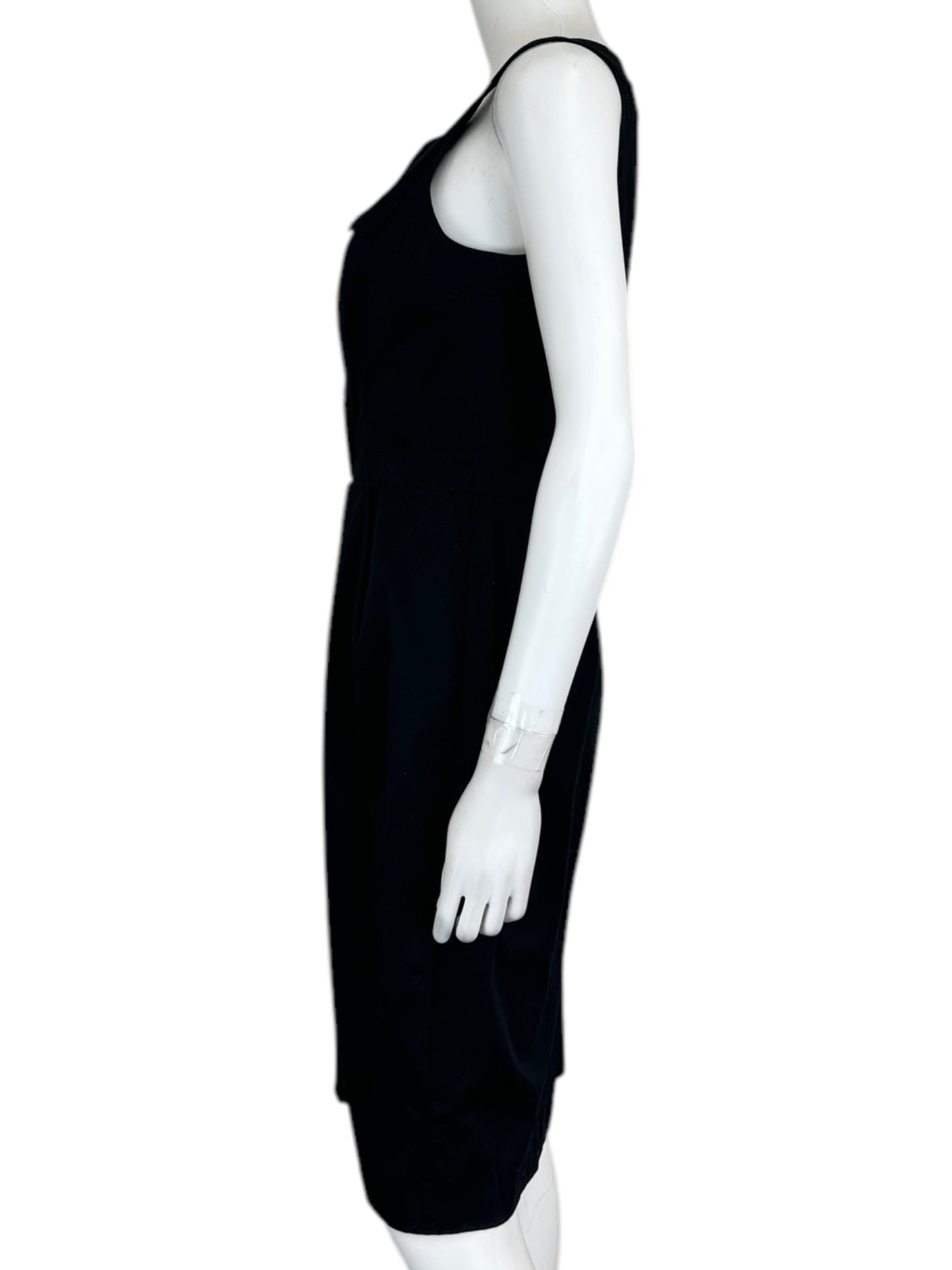 White House Black Market Black Sleeveless Dress Size 6