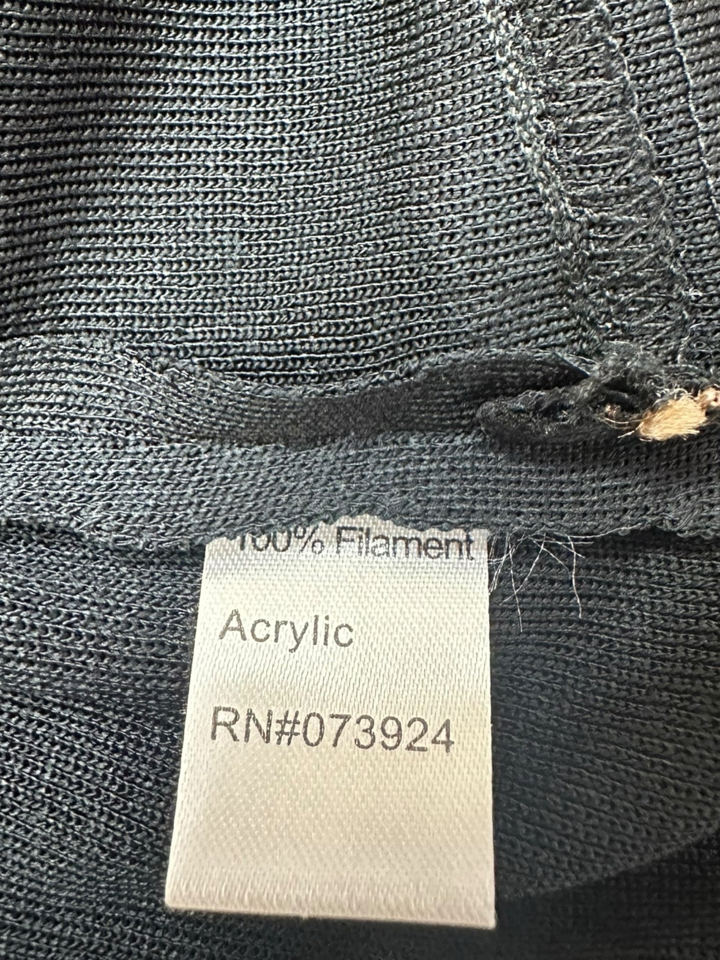 MING WANG Black Knit Jacket Size L
