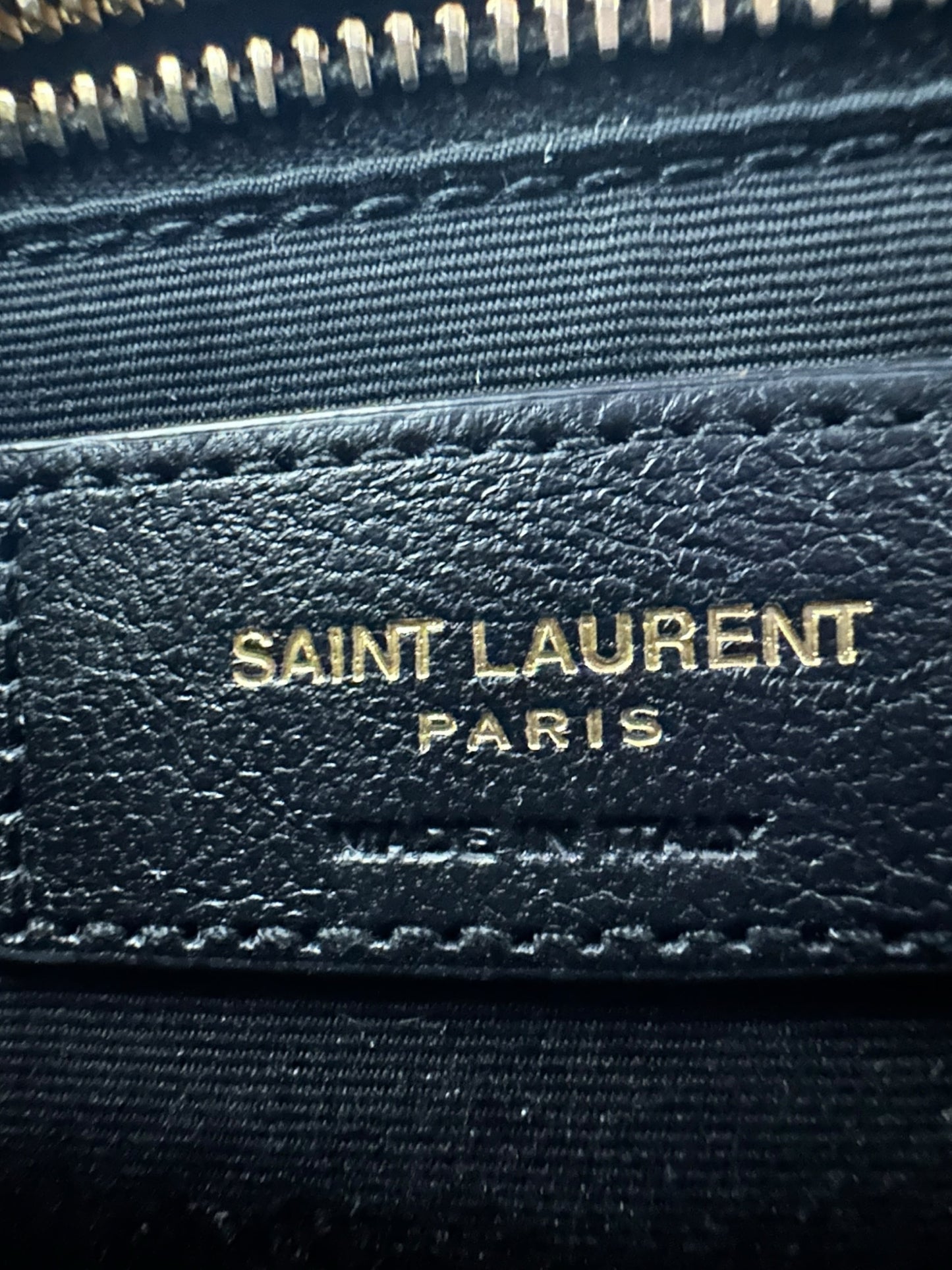 YVES SAINT LAURENT Lou Lou Grey Designer Handbag
