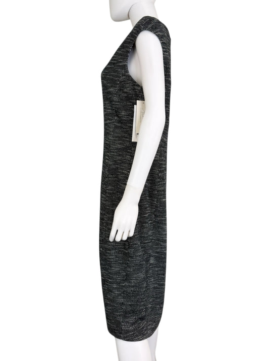 Hal Rubenstein NWT Black Tweed Midi Dress Size L