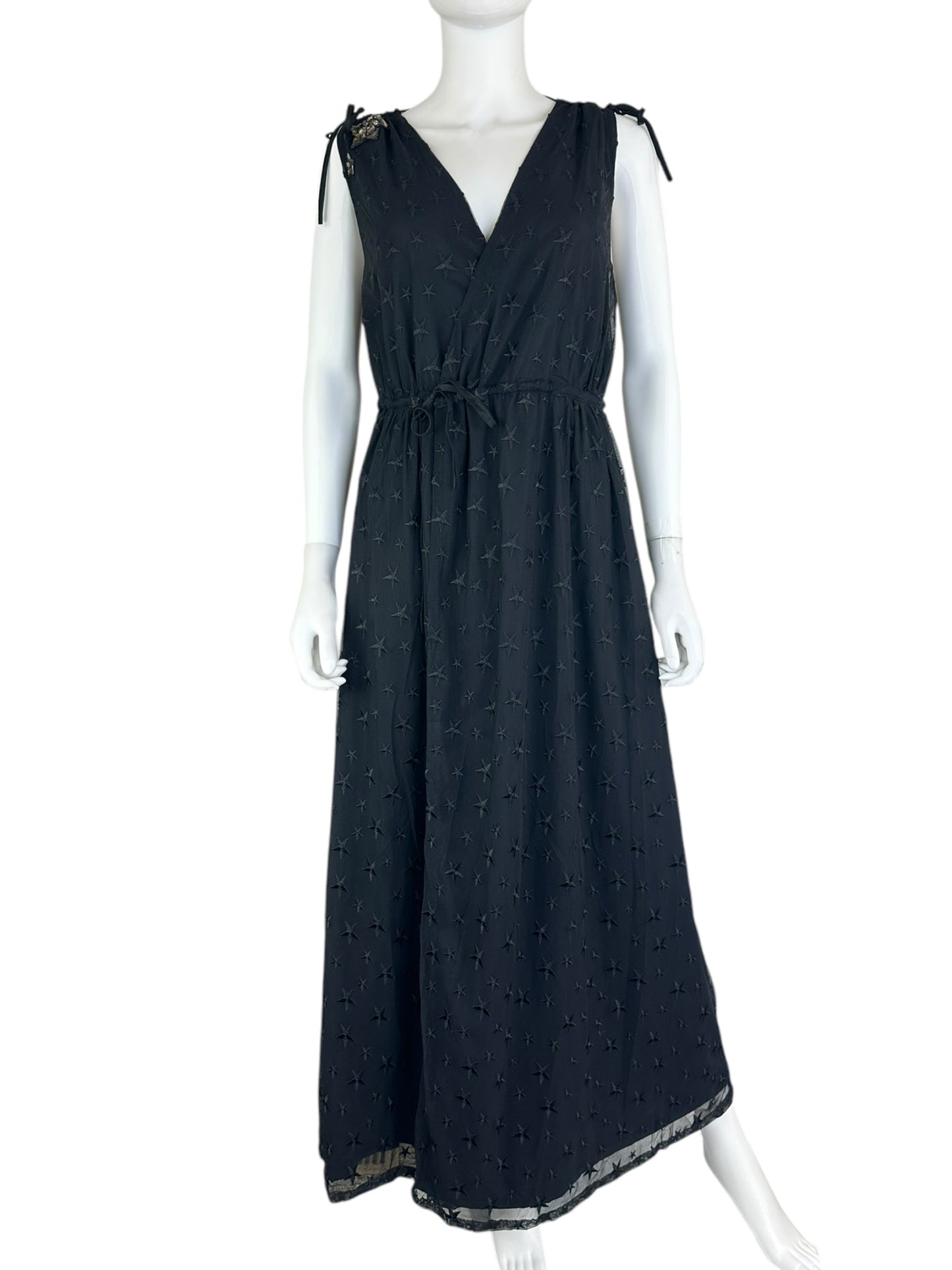 Zac Posen NWT Black Star Cocktail Dress Size S