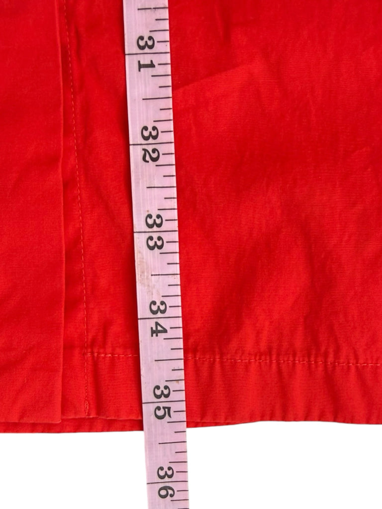 Theory Red T-Shirt Button-Down Mini Dress Size 6