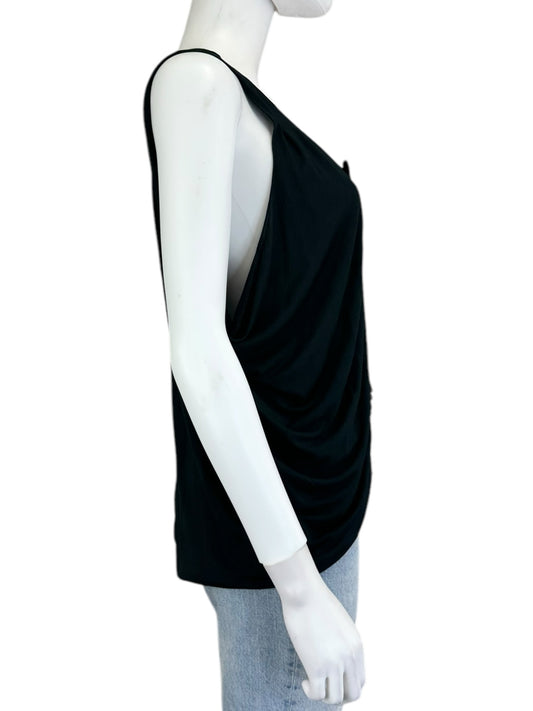 BCBGMAXAZRIA Black Sleeveless Blouse Size S